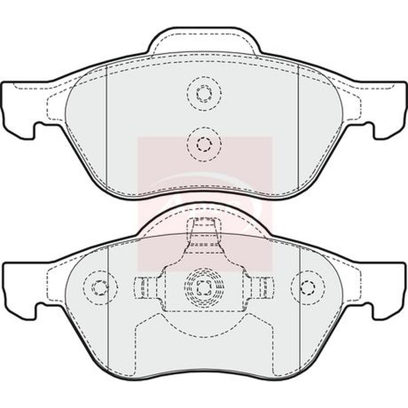 Apec Front Brake Vented Discs & Pads fits Renault Wind 2010-2013 1.2 1.6