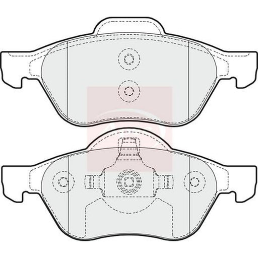 Apec Front Brake Pad Set PAD1649