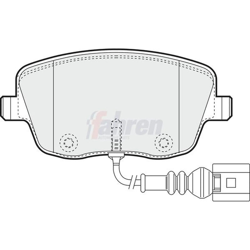 Fahren Front Brake Pad Set FBP3538