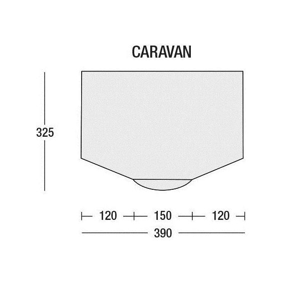 SunnCamp Inceptor Air Extreme 390 (Single Inflation) Caravan Air Awning SF1900 SunnCamp - Dynamic Drive
