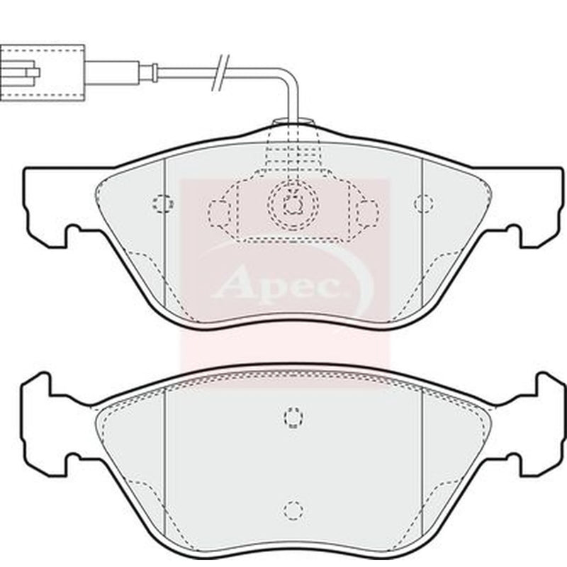 Apec Front Brake Pad Set PAD1079