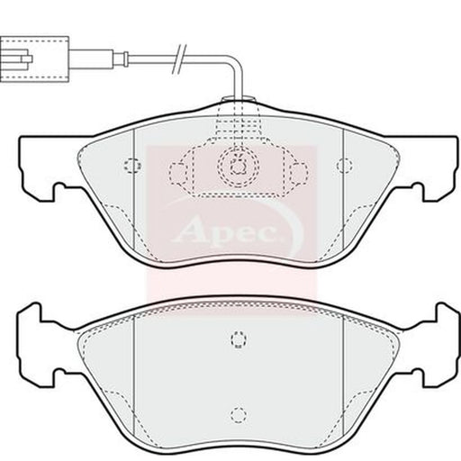 Apec Front Brake Pad Set PAD1079