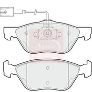 Apec Front Brake Pad Set fits Alfa Romeo 147 2001-2010 1.6 1.9 2.0