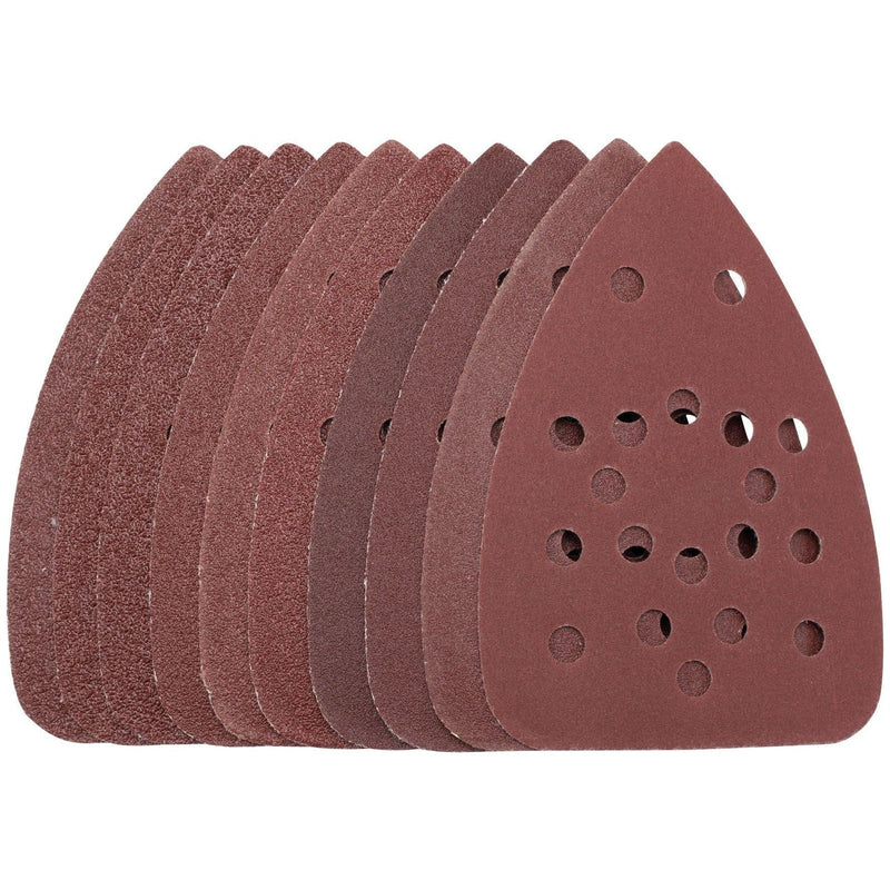 Draper Hook and Loop Tri Base Sander Sheets, 140 x 140 x 93mm, 400 Grit (Pack of Draper - Town Tools