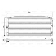 Valeo Air Conditioning Condenser 814473