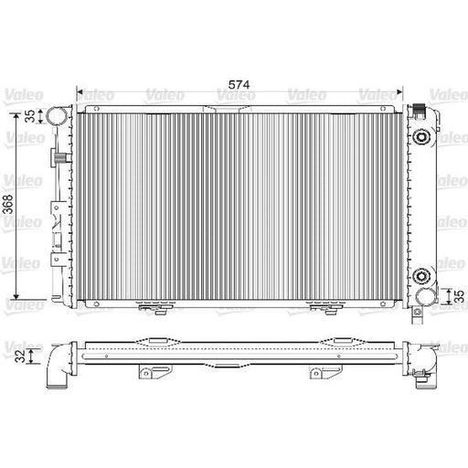 Valeo Engine Radiator 733135