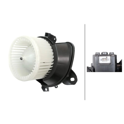 Hella Heater Blower Fan fits Abarth Grande Punto 2007-2010 1.4