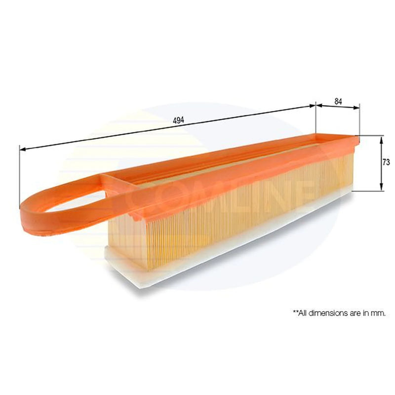Comline Engine Air Filter fits Peugeot 2008 I 2013 on 1.6