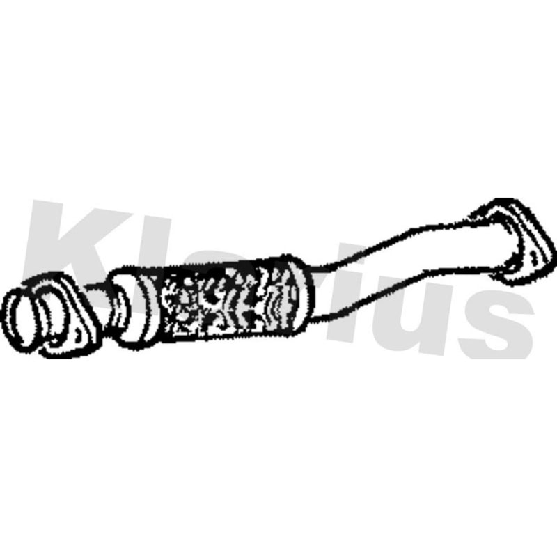 Klarius Exhaust Pipe OD fits Saab 9-5 1997-2009 2.0 2.3