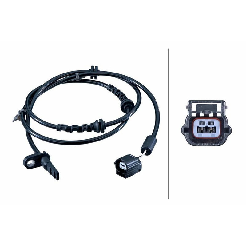 Hella ABS Wheel Speed Sensor Front 6PU 358 252-541