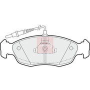 Apec Front & Rear Pads fits Peugeot 306 1993-2001 1.9 2.0