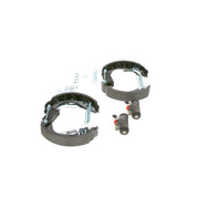 Bosch Brake Shoe Set Axle Kit fits Chevrolet Spark 2010 on 1.0 1.2