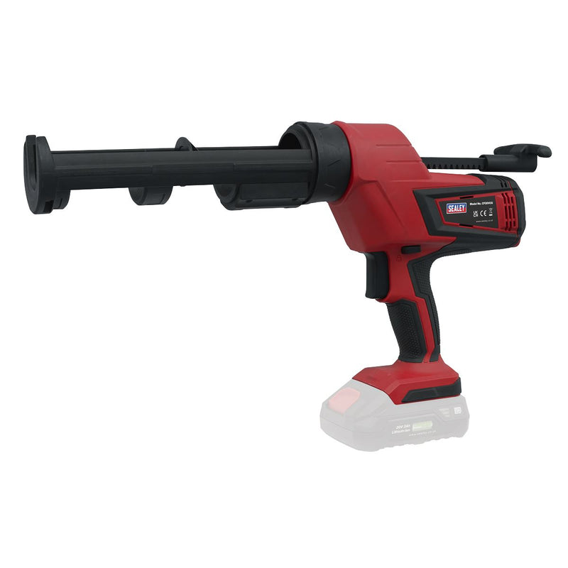 Sealey Cordless 20V 2Ah SV20 Series Caulking Gun Kit 310ml CP20VCGKIT1 Sealey - Dynamic Drive