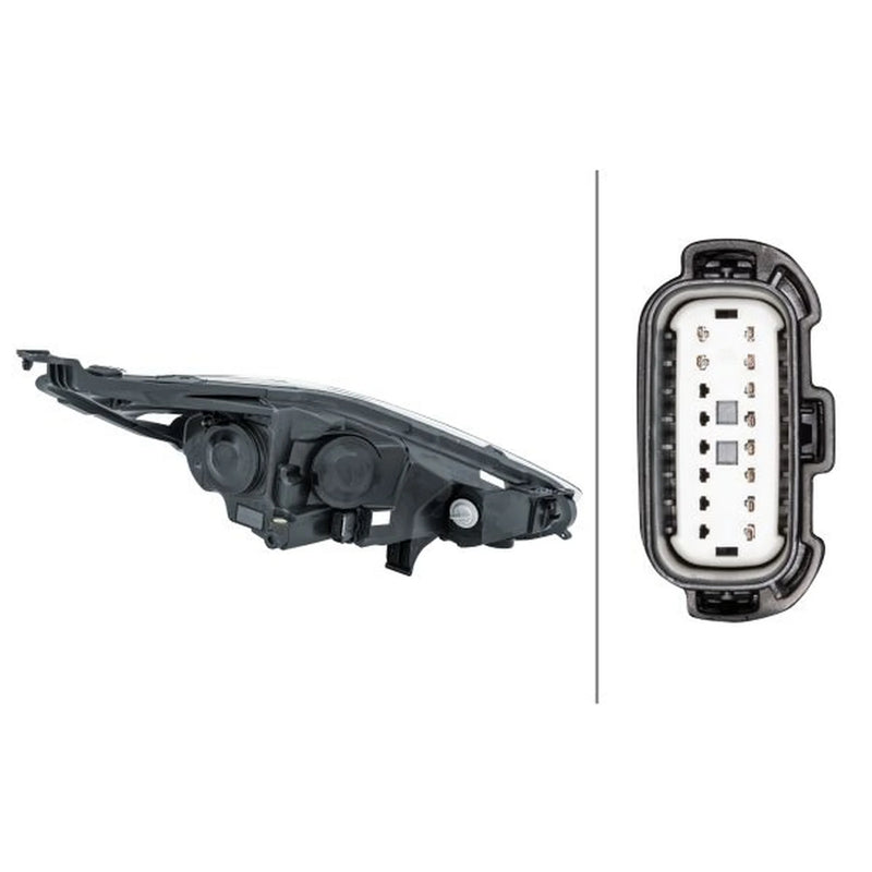 Hella Headlight Headlamp PY21W Left fits Ford Fiesta VI 2008-2017