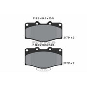 Textar Front Brake Pad Set 2178401
