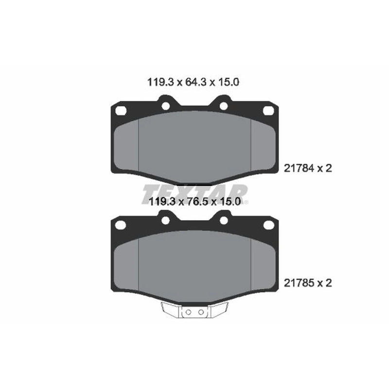Textar Front Brake Pad Set 2178401