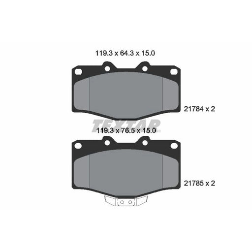 Textar Front Brake Pad Set 2178401