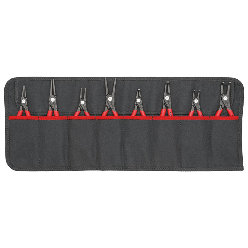 KNIPEX 00 19 58 V02 Set of Circlip Pliers, 8 Parts - 00 19 58 V02