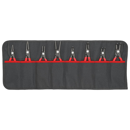 KNIPEX 00 19 58 V02 Set of Circlip Pliers, 8 Parts - 00 19 58 V02