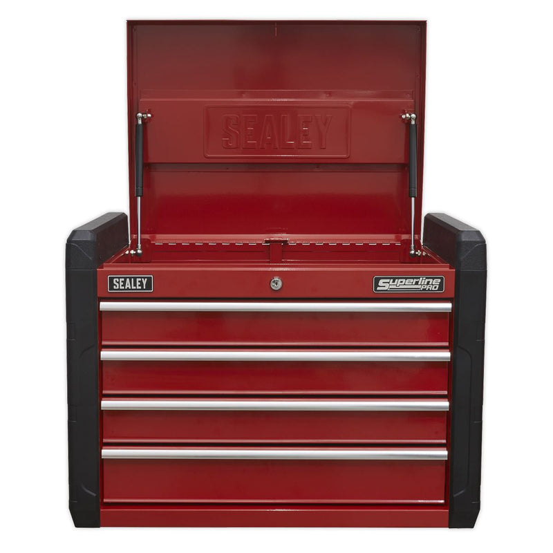 Sealey Topchest 4 Drawer with Ball-Bearing Slides AP3401 Sealey - Dynamic Drive