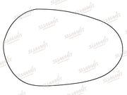 Summit Stick-On Standard Mirror Glass fits Lancia Ypsilon LHS & RHS Summit - Bars 4 Cars
