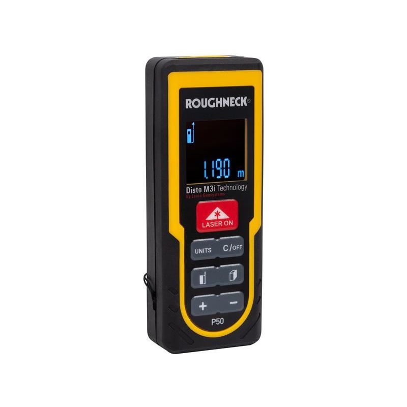 Roughneck P50 Laser Distance Measure 50m Roughneck - Dynamic Drive
