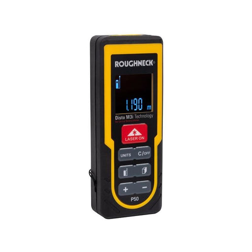 Roughneck P50 Laser Distance Measure 50m Roughneck - Dynamic Drive