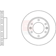 Apec 2 x Vented Front Brake Discs SDK6531