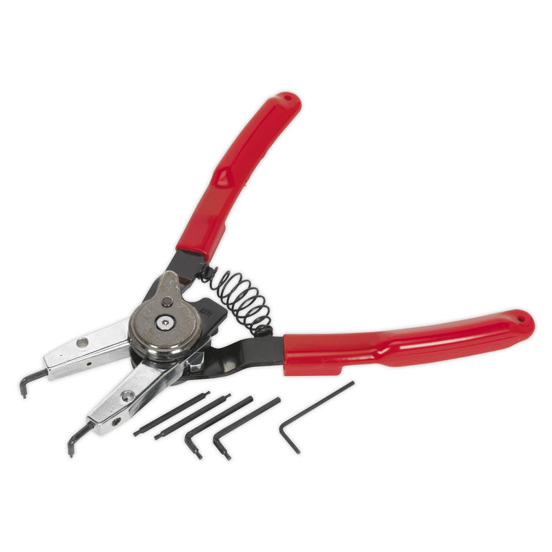 Sealey Circlip Pliers Set Internal/External Quick Change AK8453 Sealey - Dynamic Drive
