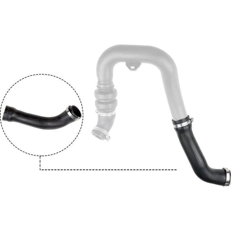 Gates Intercooler Turbo Charge Air Hose 345mm fits Ford Ranger 2011 on 2.2