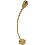 Long Neck Brass LED Reading Light (Warm White / Touch Dimmable / USB) Aten Lighting - Dynamic Drive