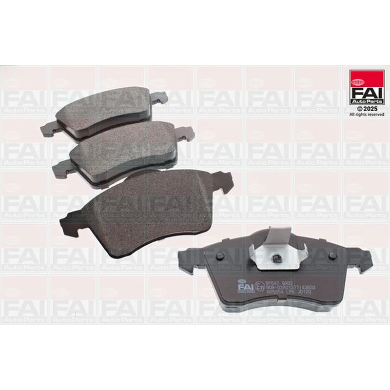 FAI Front Brake Pad Set fits VW Transporter 1990-2003 2.4 2.5 2.8