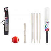 Size 5 7 Piece Cricket Complete Set With Mesh Carry Bag Outdoor Games UK Camping And Leisure - Dynamic Drive