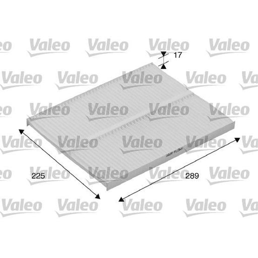Valeo Cabin Air Filter (Pollen Filter) 698167