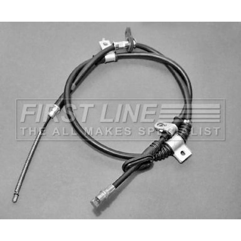 First Line Handbrake Cable Left Rear fits Hyundai Coupe I 1996-2002 1.6