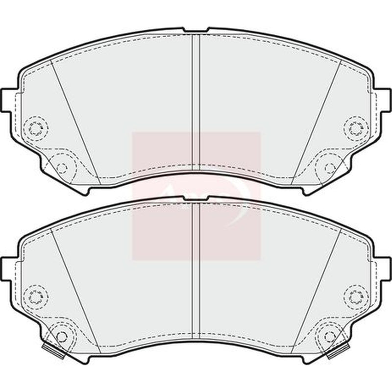 Apec Front Brake Pad Set fits Cadillac Cts 2008-2013 2.8 3.0 3.6