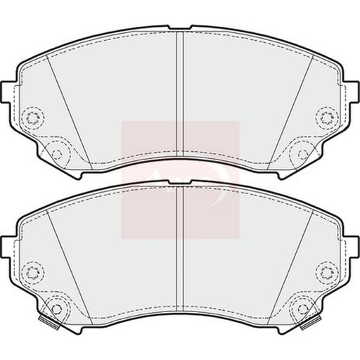 Apec Front Brake Pad Set PAD1639
