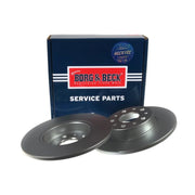 Borg & Beck Front & Rear Brake Discs & Pads fits Fiat Tipo 2016-2020 1.3 1.4