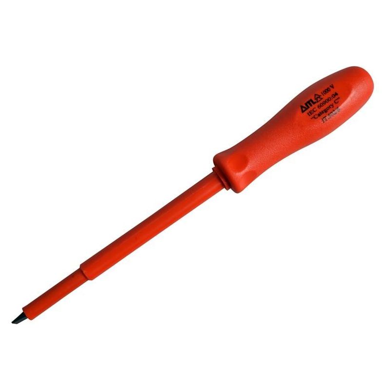 Itl Insulated Insulated Slotted Screwdriver 75 x 4mm ITL Insulated - Dynamic Drive