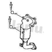 Klarius Catalyst Type Approved With Pipe fits Honda Hr-V 2015 on 1.5