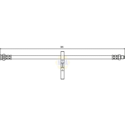 NAPA Brake Hydraulic Hose Line inner NBH1281