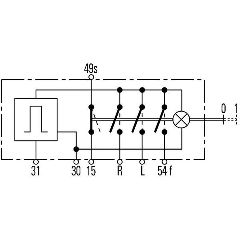 Hella Hazard Warning Light Switch Connectors
