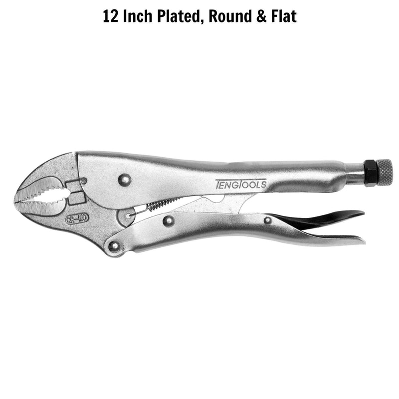 Teng Tools Curved Jaw Power Grip Plier 300mm Teng Tools - Dynamic Drive