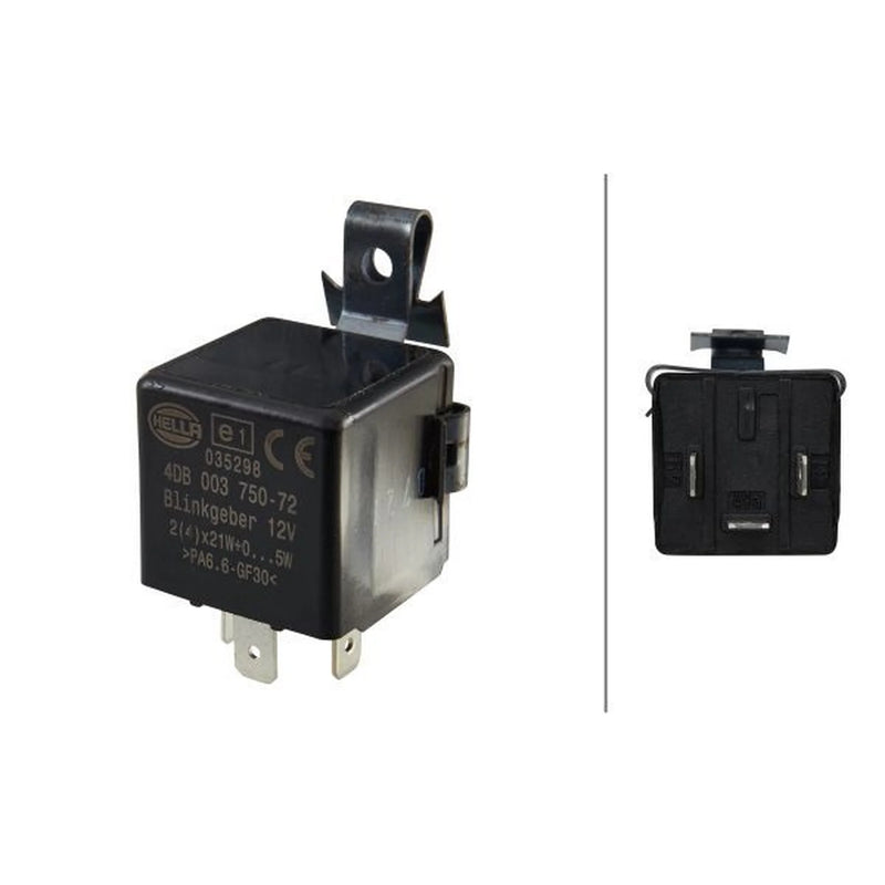 Hella Indicator Flasher Relay fits Audi Cabriolet B3 1991-2000