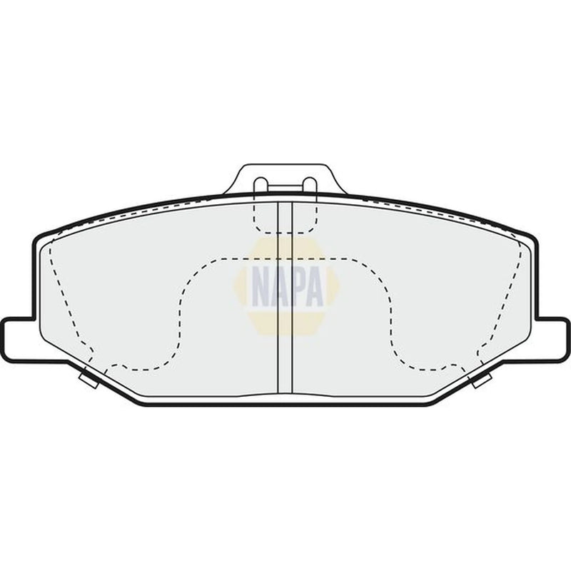 NAPA Front Brake Pad Set fits Suzuki Jimny Closed Off-Road Vehicle 1998 on 1.3