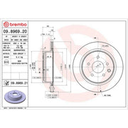 Brembo Front & Rear Brake Discs & Pads fits Nissan X-Trail III 2013-2014 2.0 2.5