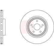 Apec 2 x Vented Brake Discs fits Lexus Rx 2009-2015