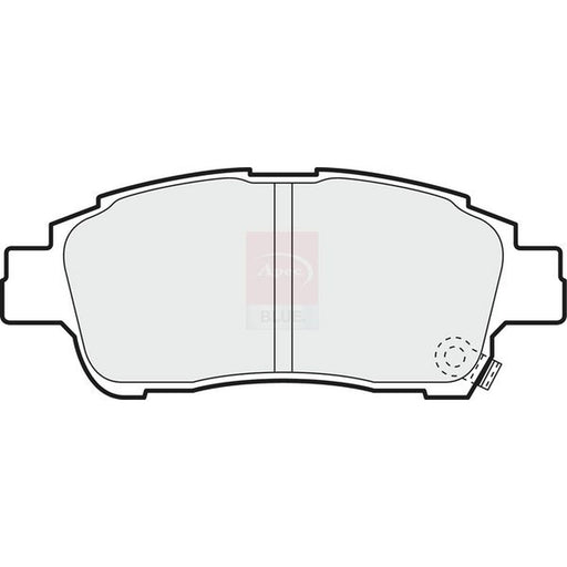 Apec Front Brake Pad Set fits Toyota Yaris/Vitz 1999-2005 1.0 1.3 1.4