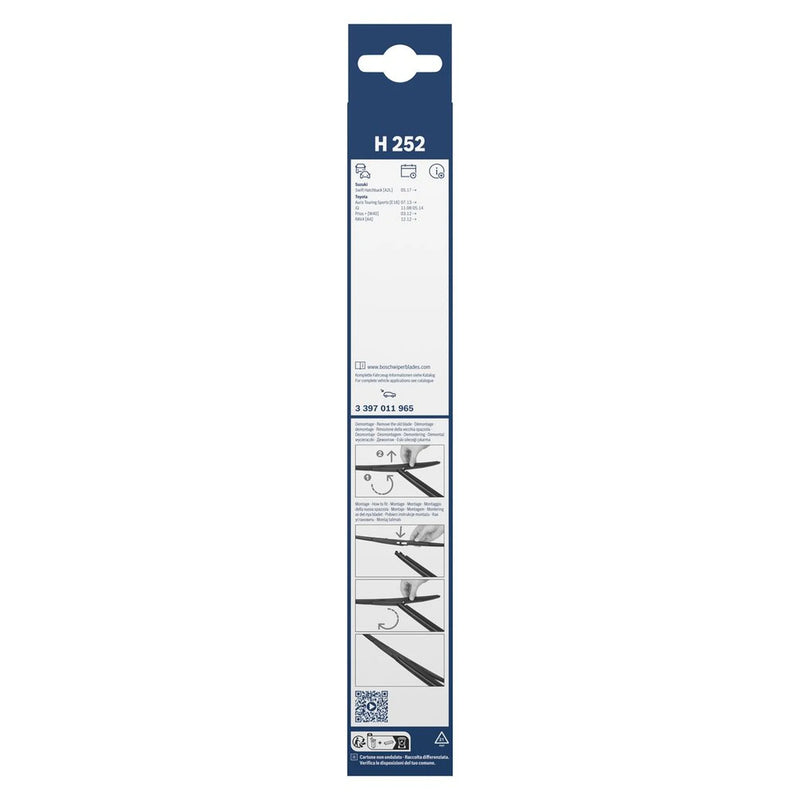 Bosch Conventional Wiper Blade 250mm — H252 fits Jeep Compass 2016-2017