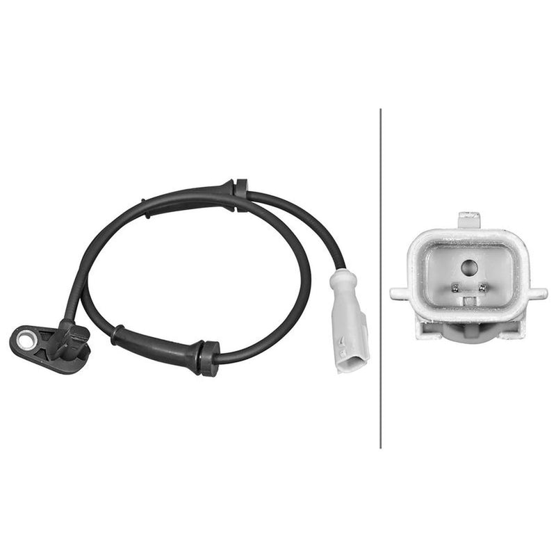 Hella ABS Wheel Speed Sensor Rear fits Mercedes-Benz Citan Dualiner 2012-2021